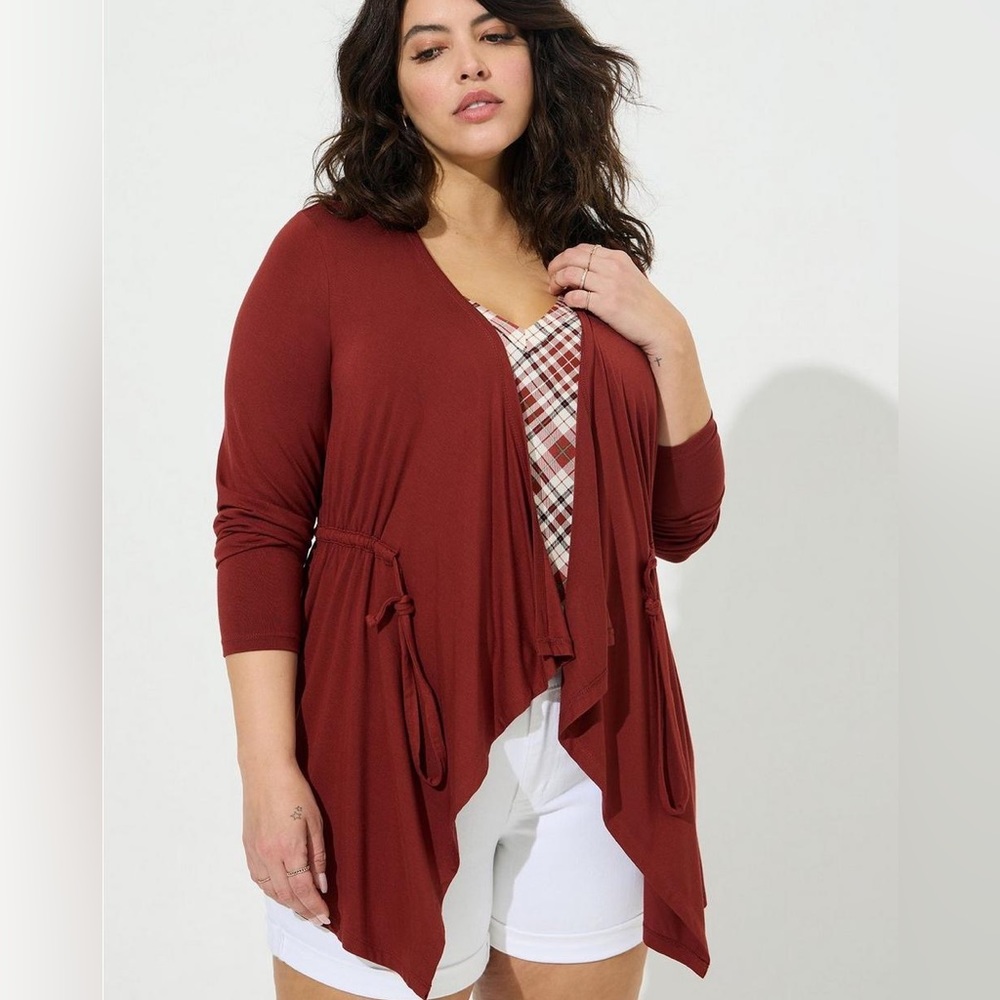 NWT Rust cardigan,4X